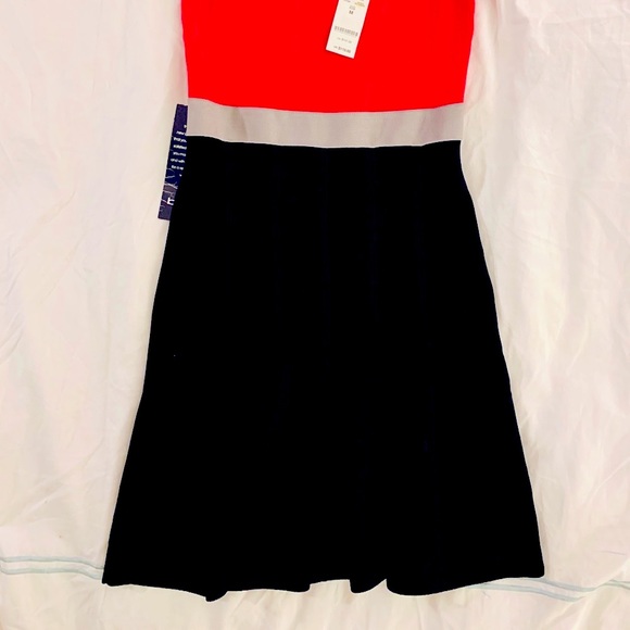 Bebe Color Block Flare Tank dress size M - Picture 4 of 11